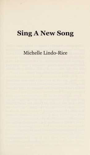 Sing a new song