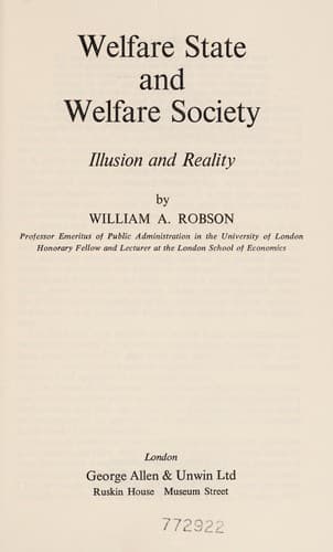Welfare state and welfare society