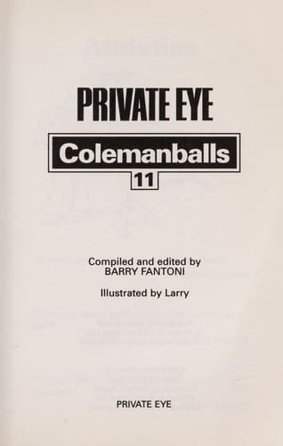 Private eye Colemanballs 11