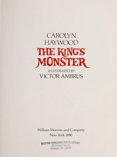 The king's monster