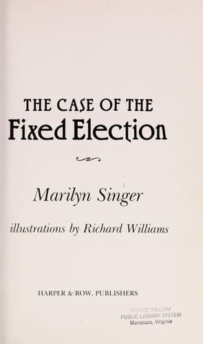 The case of the fixed election