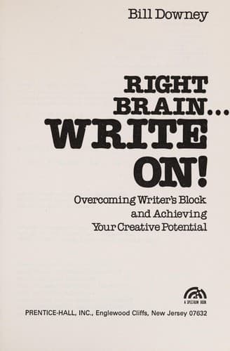 Right brain-- write on!