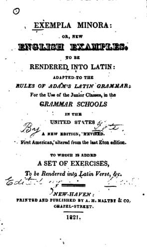 Exempla minora