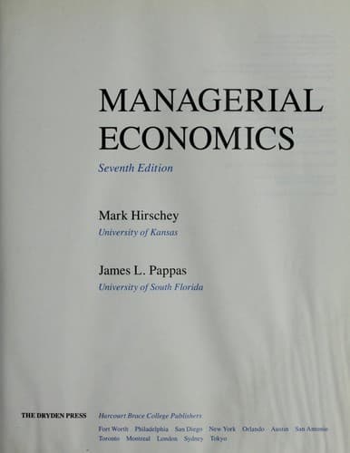 Managerial economics
