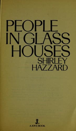 People in glass houses