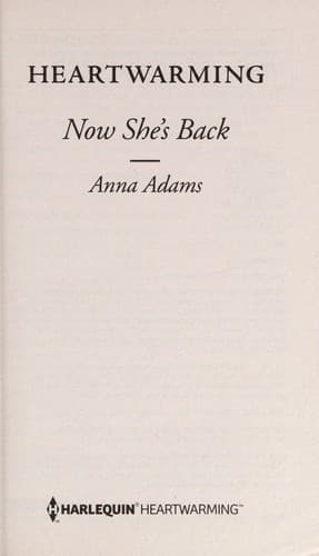 Now She's Back