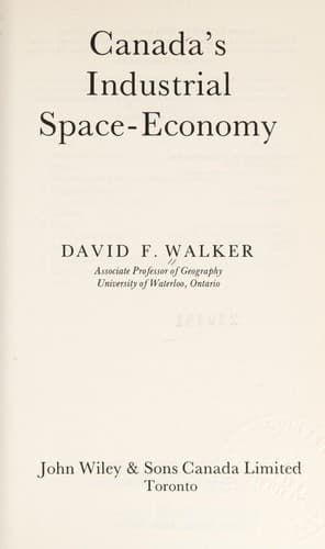 Canada's industrial space-economy