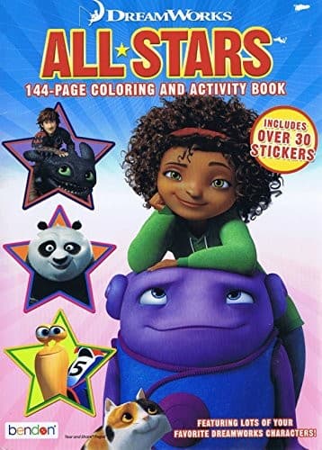 DreamWorks All Stars 144 Page Coloring and Activity Book