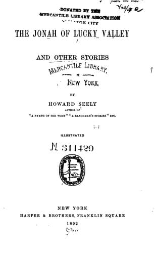 The Jonah of Lucky Valley: And Other Stories