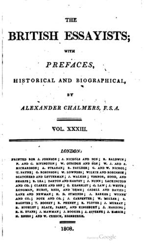 The British essayists