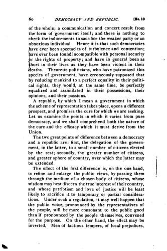 The Federalist: A Commentary on the Constitution of the United States