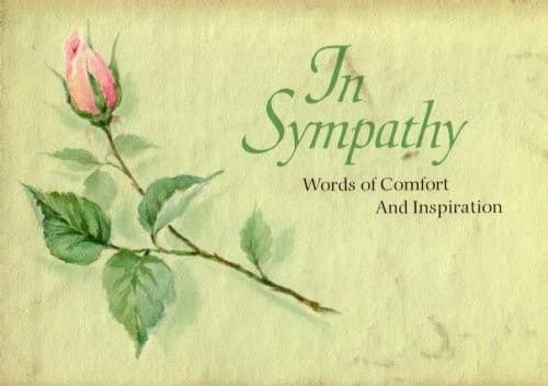 In Sympathy: Words of Comfort and Inspiration (1977 Hardcover Printing, 300HE296, 0875295169)