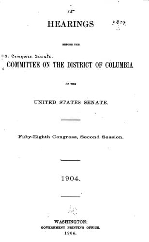 Hearings Before the Committee on the District of Columbia of the United ...