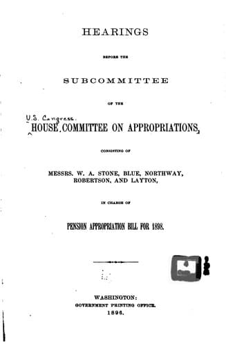Hearings Before Subcommittee of House Committee on Appropriations ... in Charge of Sundry Civil ...