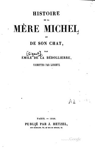 Histoire de la mère Michel et de son chat