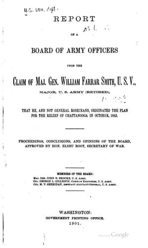 Report of a Board of Army Officers Upon the Claim of Maj. Gen. William ...