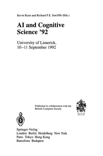 AI and Cognitive Science '92