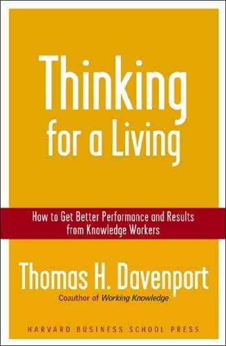 Thinking for a living