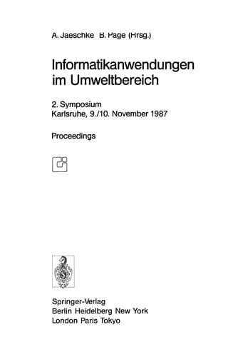 Informatikanwendungen im Umweltbereich