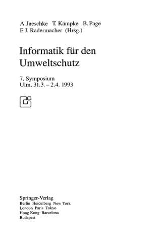 Informatik für den Umweltschutz