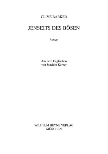 Jenseits des Bösen