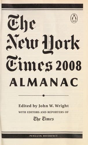 The New York Times 2008 almanac