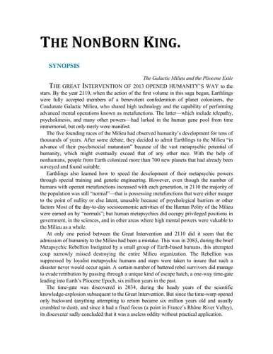 The non born King