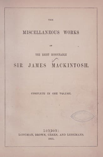 The miscellaneous works...