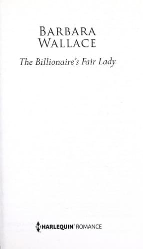 The billionaire's fair lady