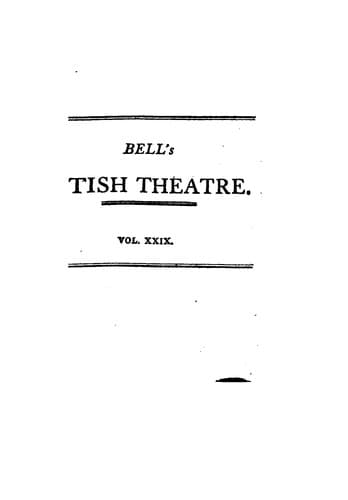 Bell's British Theatre. Vol. XXIX