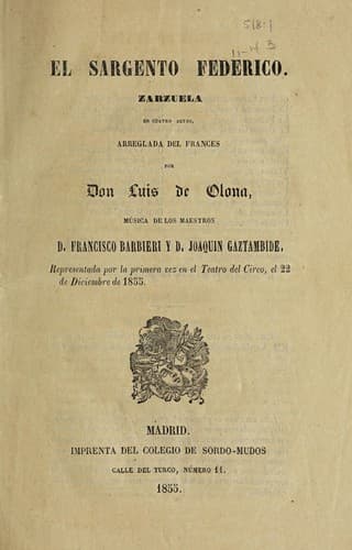 El sargento Federico