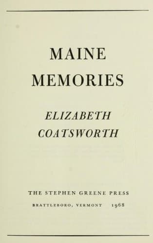 Maine memories