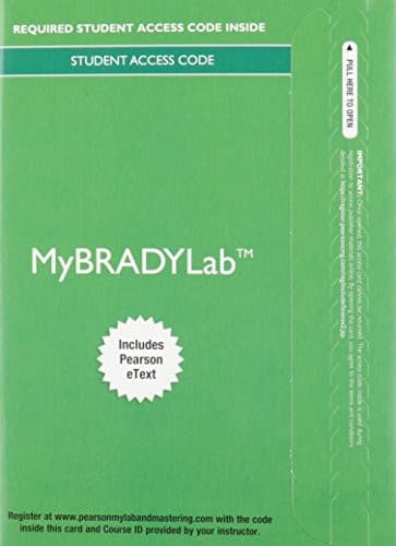 MyBradylab with Pearson eText -- Access Card -- for Emergency Care