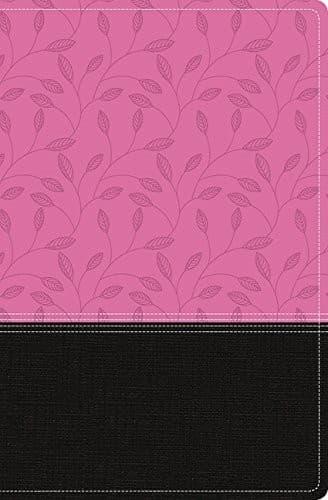 NIV Zondervan Study Bible, Leathersoft, Pink/Brown