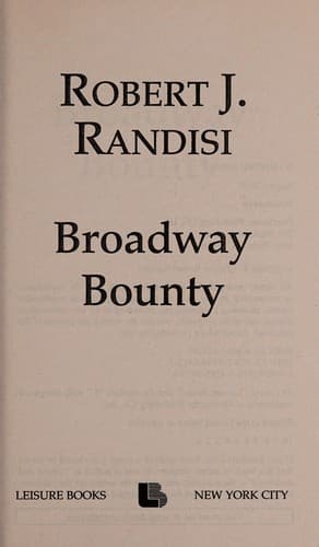 Broadway bounty