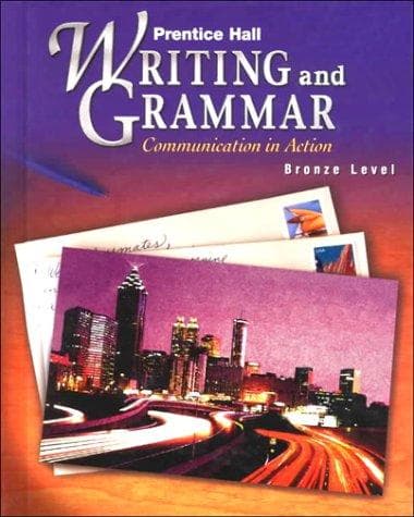 Writing and Grammar, Grade 9