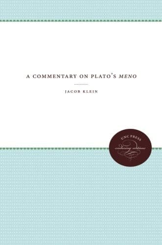 A commentary on Plato's Meno