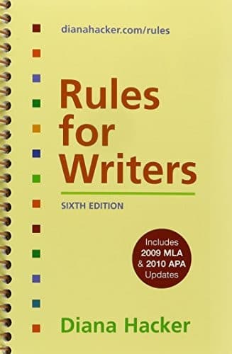 Arlington Reader 2e & Rules for Writers with Tabs 6e with 2009 MLA and 2010 APA Updates