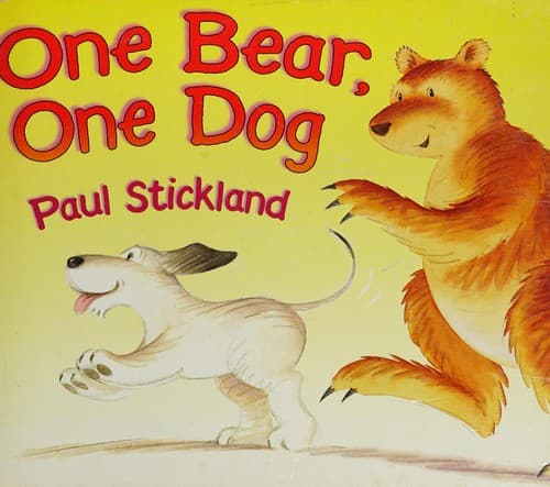 One bear, one dog