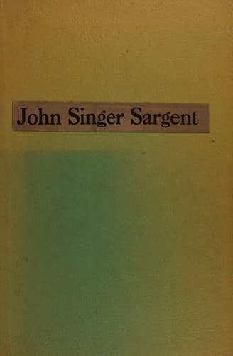 Retrospective exhibition of important works of John Singer Sargent ; February 23rd to March 22nd, 1924