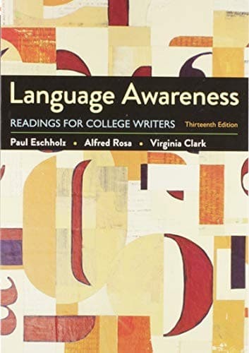 Language Awareness 13e & Documenting Sources in APA Style