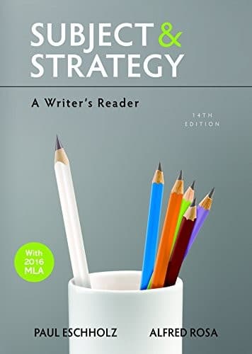 Subject & strategy -- fourteenth edition