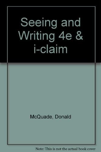 Seeing and Writing 4e & i-claim
