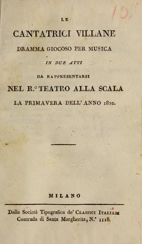 Le cantatrici villane
