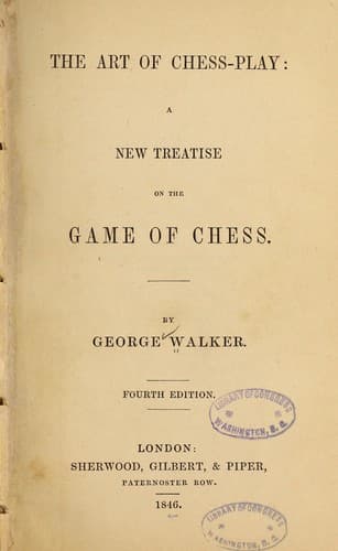 The art of chess-play