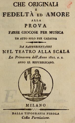 Che originali, e Fedeltà ed amore alla prova