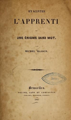 Hyacinthe l'apprenti