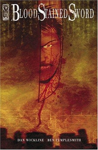 Blood stained sword