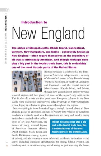 The rough guide to New England