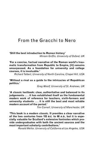 From the Gracchi to Nero